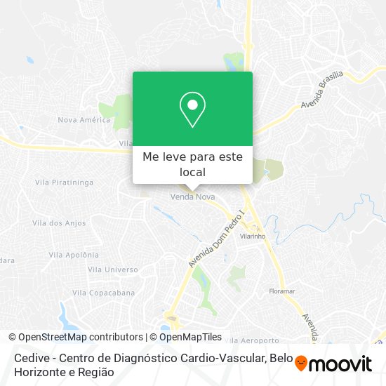 Cedive - Centro de Diagnóstico Cardio-Vascular mapa