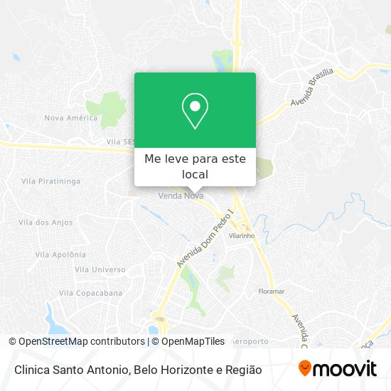 Clinica Santo Antonio mapa