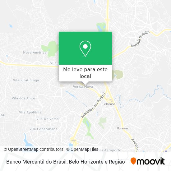 Banco Mercantil do Brasil mapa