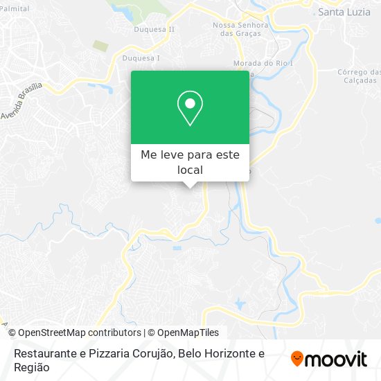 Restaurante e Pizzaria Corujão mapa