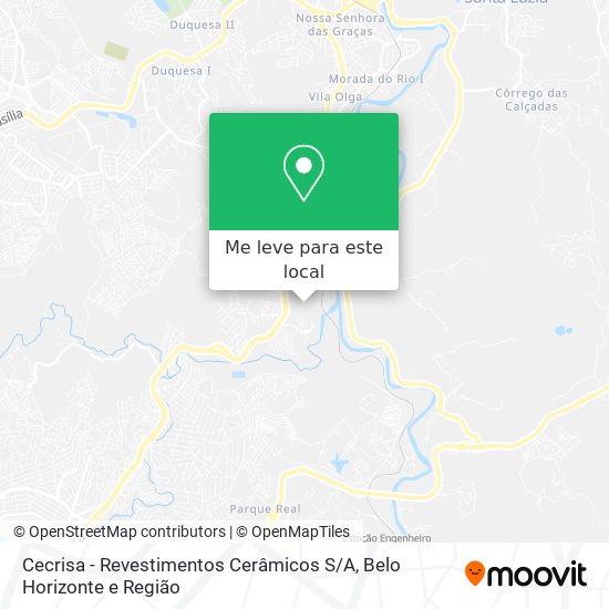 Cecrisa - Revestimentos Cerâmicos S / A mapa
