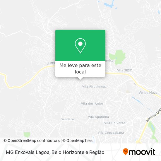 MG Enxovais Lagoa mapa