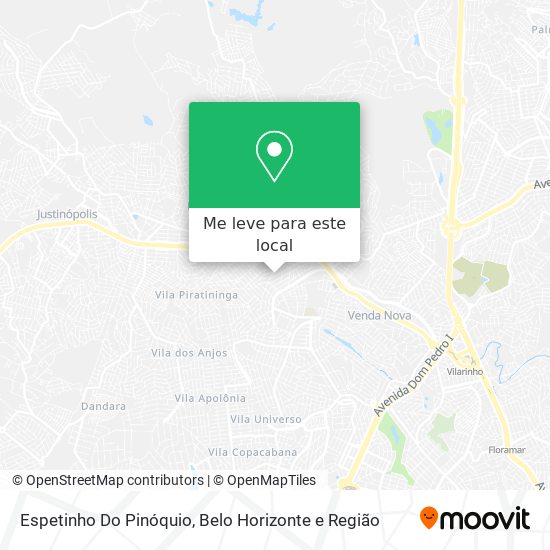 Espetinho Do Pinóquio mapa