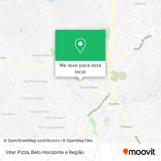 Inter Pizza mapa