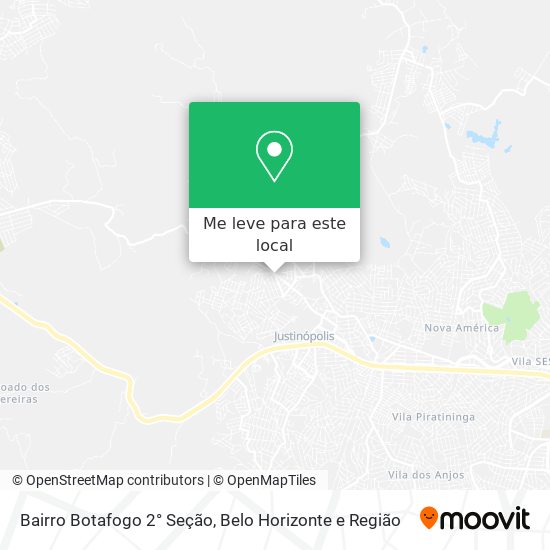 Bairro Botafogo 2° Seção mapa