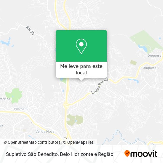 Supletivo São Benedito mapa