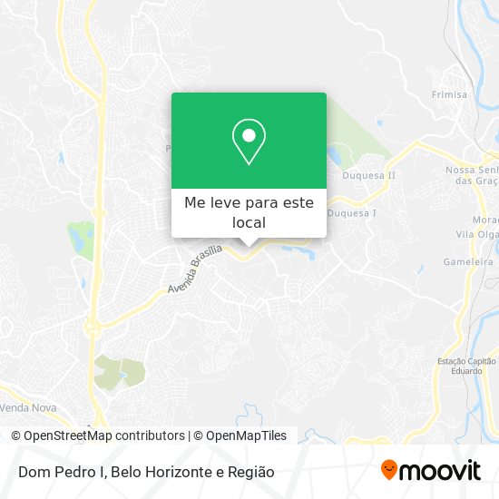Dom Pedro I mapa