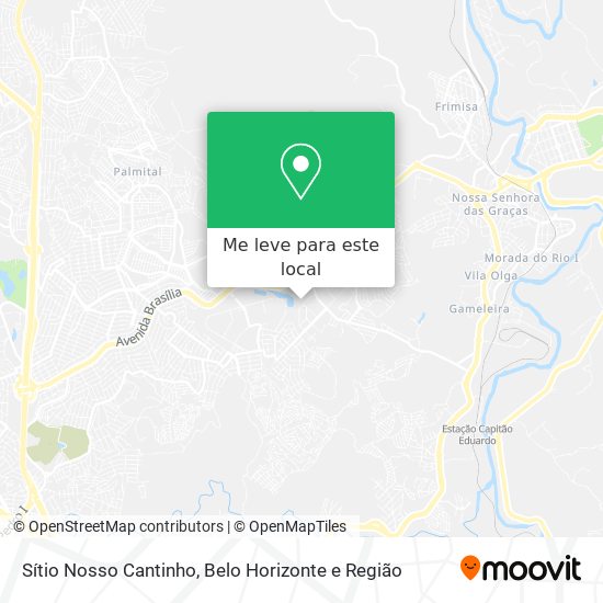 Sítio Nosso Cantinho mapa