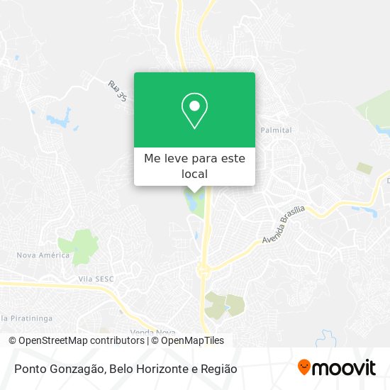 Ponto Gonzagão mapa