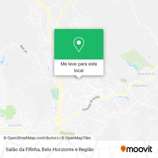 Salão da Fifinha mapa