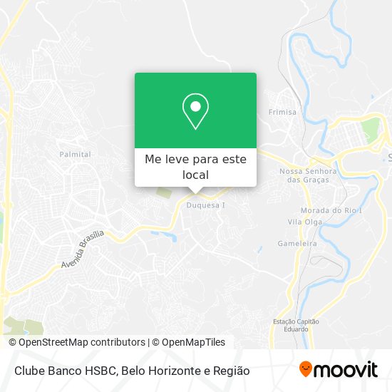 Clube Banco HSBC mapa