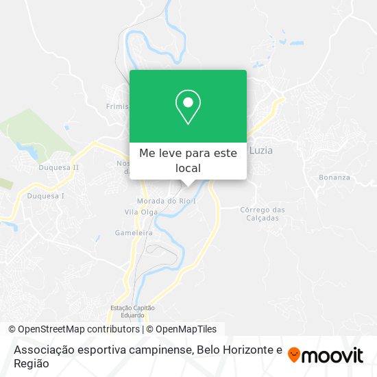 Associação esportiva campinense mapa