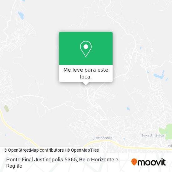 Ponto Final Justinópolis 5365 mapa