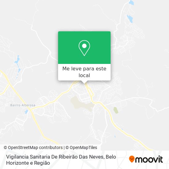Vigilancia Sanitaria De Ribeirão Das Neves mapa