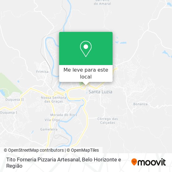 Tito Forneria Pizzaria Artesanal mapa