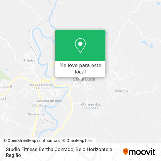 Studio Fitness Bertha Conrado mapa