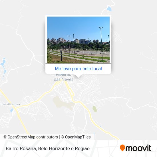 Bairro Rosana mapa
