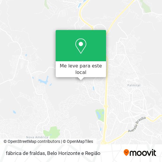 fábrica de fraldas mapa