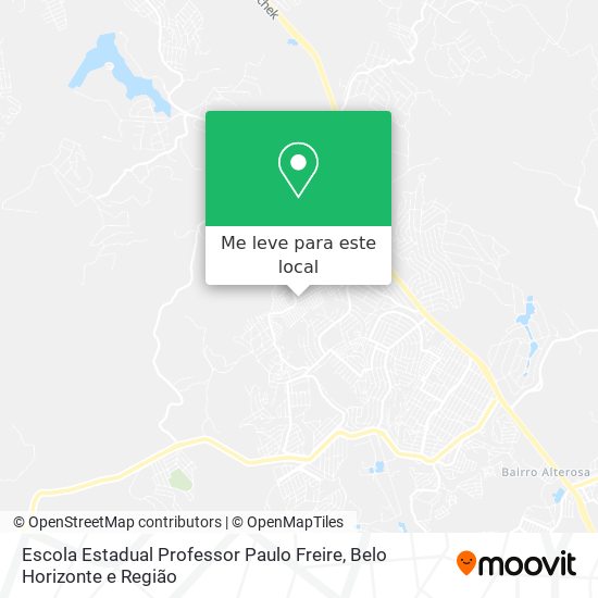 Escola Estadual Professor Paulo Freire mapa