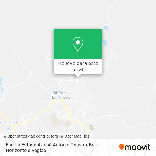 Escola Estadual José Antônio Pessoa mapa