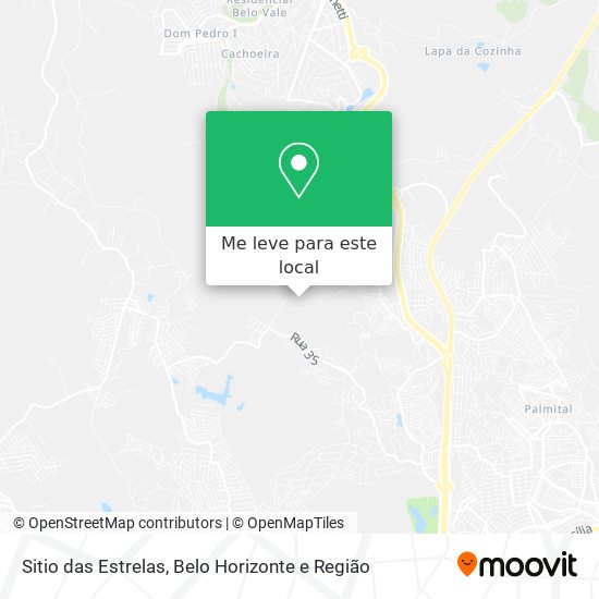 Sitio das Estrelas mapa