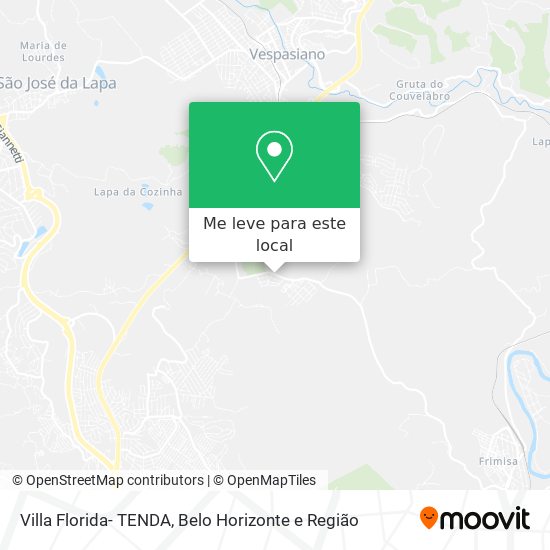 Villa Florida- TENDA mapa