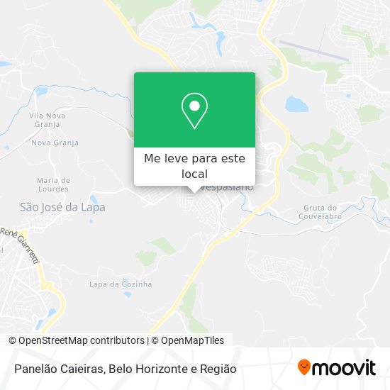 Panelão Caieiras mapa