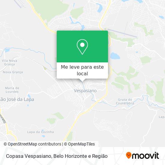 Copasa Vespasiano mapa