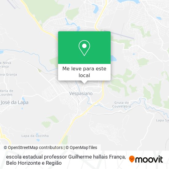 escola estadual professor Guilherme hallais França mapa