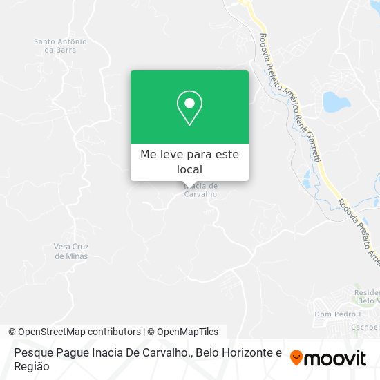 Pesque Pague Inacia De Carvalho. mapa