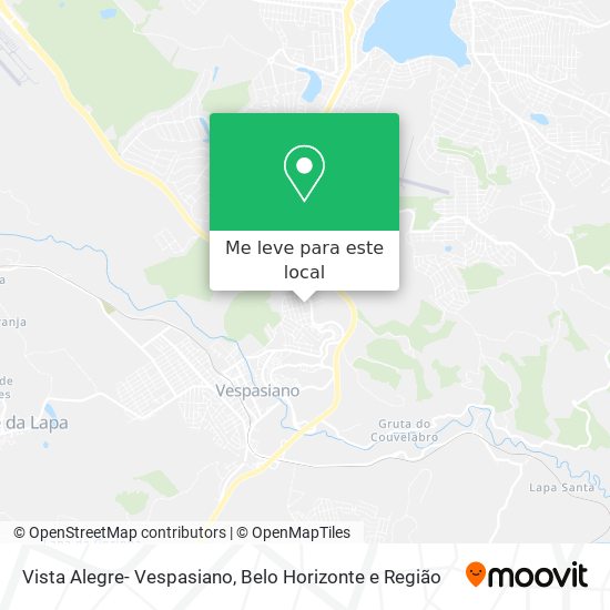 Vista Alegre- Vespasiano mapa