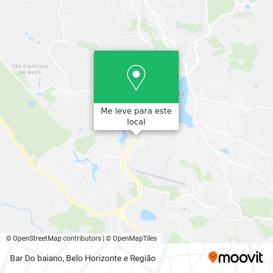 Bar Do baiano mapa