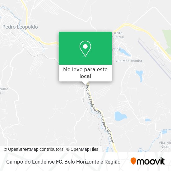 Campo do Lundense FC mapa