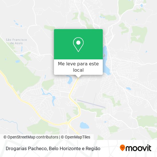 Drogarias Pacheco mapa