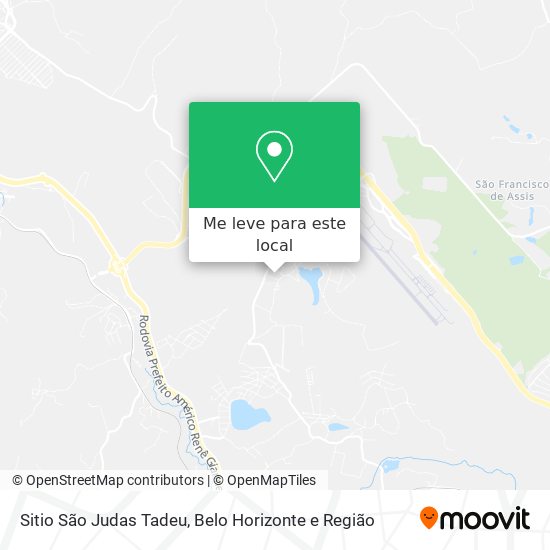 Sitio São Judas Tadeu mapa