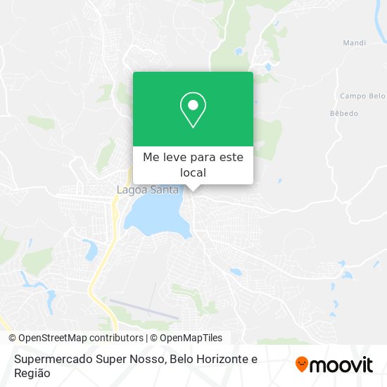 Supermercado Super Nosso mapa