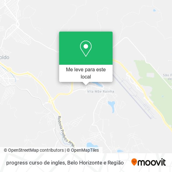 progress curso de ingles mapa