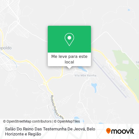 Salão Do Reino Das Testemunha De Jeová mapa