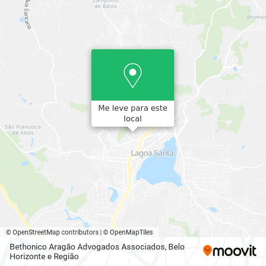 Bethonico Aragão Advogados Associados mapa