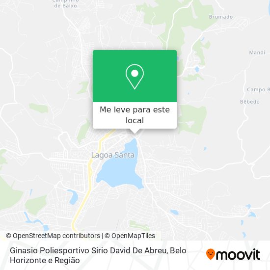 Ginasio Poliesportivo Sirio David De Abreu mapa