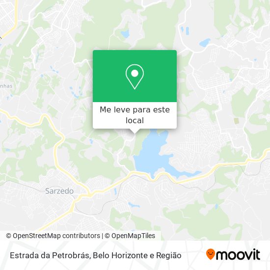 Estrada da Petrobrás mapa