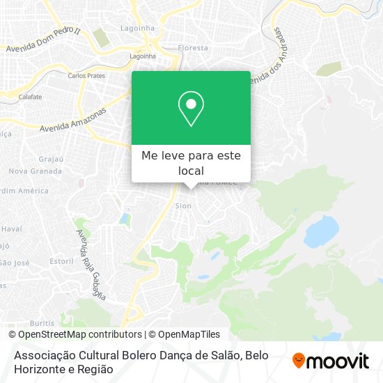 Associação Cultural Bolero Dança de Salão mapa