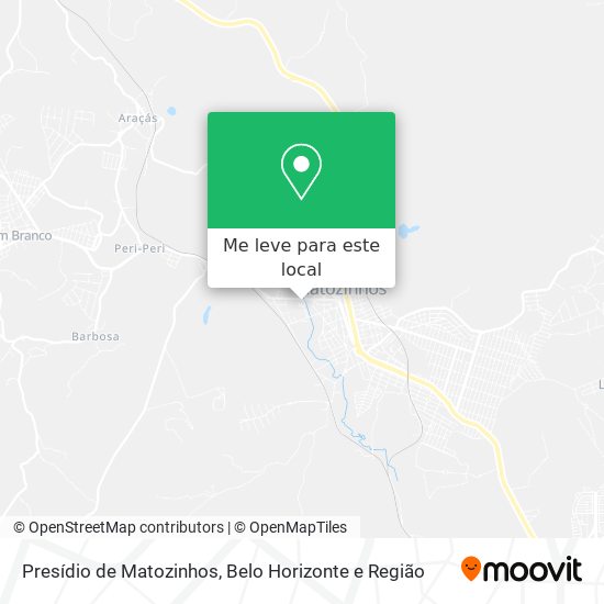 Presídio de Matozinhos mapa
