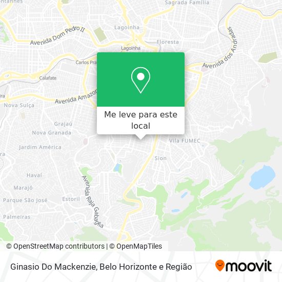 Ginasio Do Mackenzie mapa