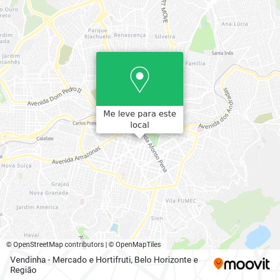 Vendinha - Mercado e Hortifruti mapa