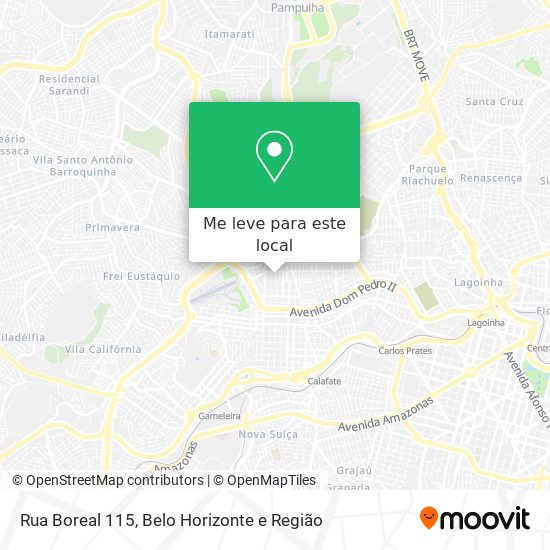 Rua Boreal 115 mapa