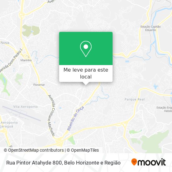 Rua Pintor Atahyde 800 mapa