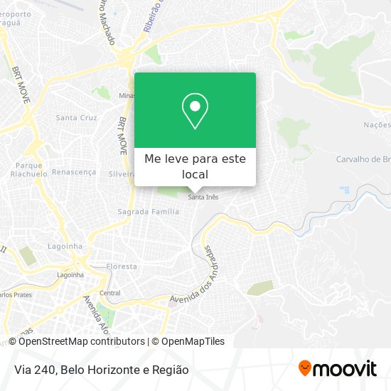 Via 240 mapa
