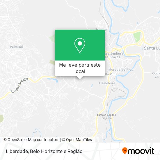 Liberdade mapa