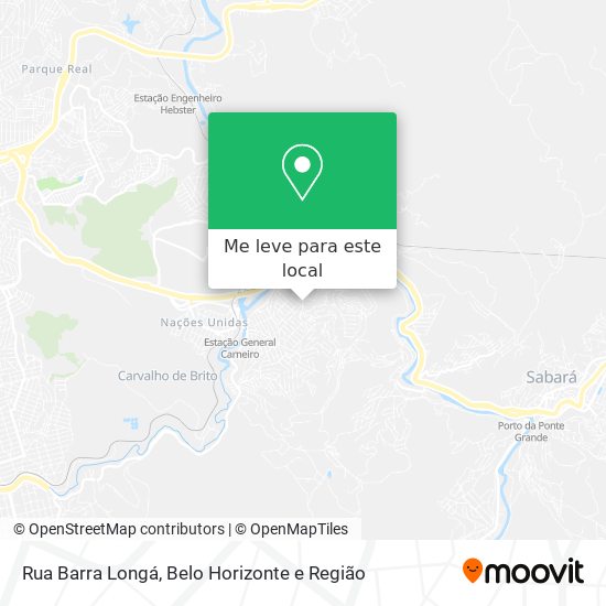 Rua Barra Longá mapa